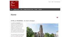 Desktop Screenshot of hotel-am-feuersee.de